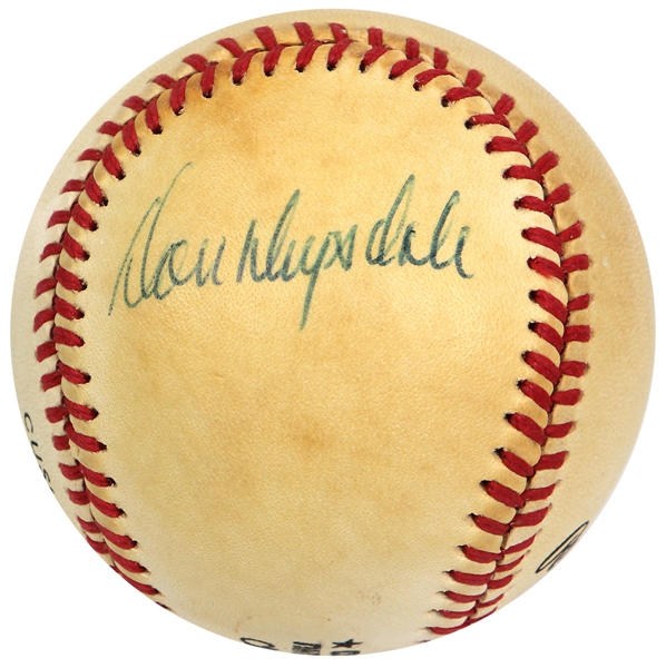 Don Drysdale Signed Baseball