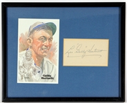 Gabby Harnett Signed Framed Display