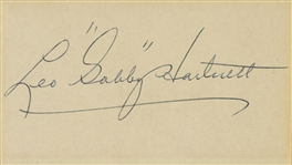 Gabby Harnett Signed Framed Display