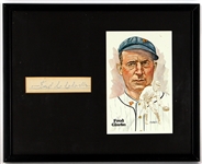 Fred Clarke Signed Framed Display