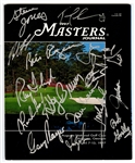 Golf Multi Signed 1997 Masters Journal Including Player, Crenshaw, Couples