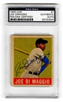 1948 Leaf Joe DiMaggio Autographed PSA/DNA Authentic