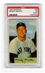 1954 Bowman Mickey Mantle Signed PSA #65 5(MK)