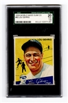 1934 World Wide Gum Co. #92 Lou Gehrig SGC 20 Fair 1.5