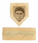 Harry Hooper Signed Cut JSA Authentication