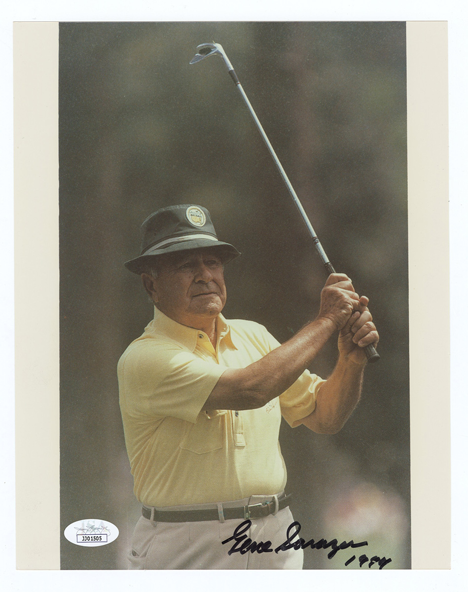 Lot Detail - Gene Sarazen Signed Photograph JSA Authentication