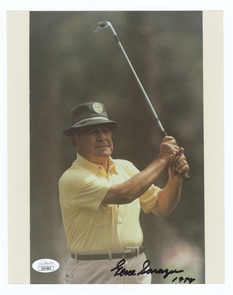 Lot Detail - Gene Sarazen Signed Photograph JSA Authentication