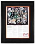 Willie Mays Signed “Willie Mays Day-August 20, 1983” Display JSA Authentication