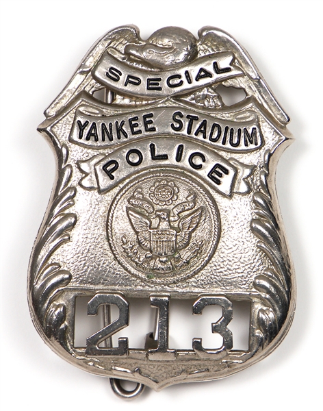 New York Yankees Stadium Police Badge