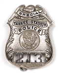 New York Yankees Stadium Police Badge