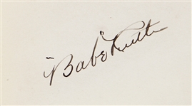 Babe Ruth Signed Babe Ruth Own Book of Baseball Book PSA LOA