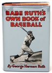 Babe Ruth Signed Babe Ruth Own Book of Baseball Book PSA LOA