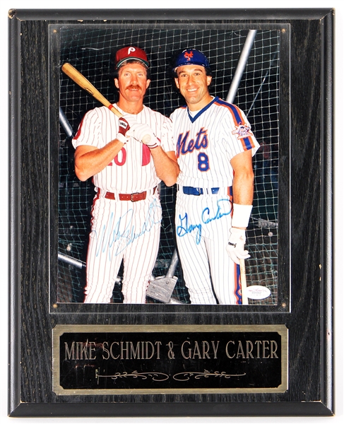 Mike Schmidt and Gary Carter Signed Photograph