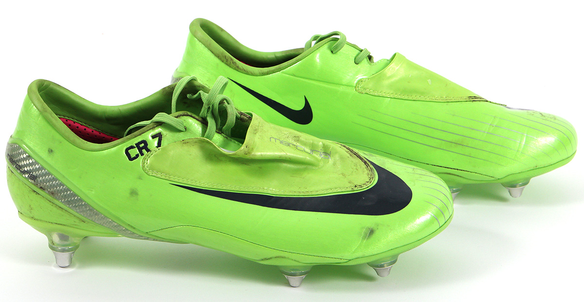 Cristiano Ronaldo Game Worn Green 