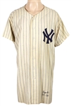 1955 Ed Lopat Game Worn New York Yankees Home Pinstripe Jersey