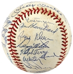 1961 New York Yankees Reunion Signed Baseball (33 signatures)