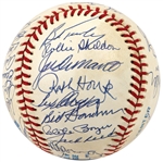1961 New York Yankees Reunion Signed Baseball (33 signatures)