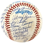 1961 New York Yankees Reunion Signed Baseball (33 signatures)