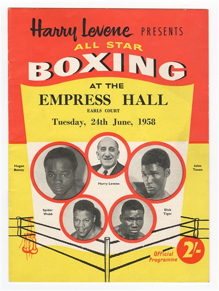 Boxing All-Star Souvenir Program