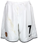 Cristiano Ronaldo Game Worn Manchester United Home Shorts