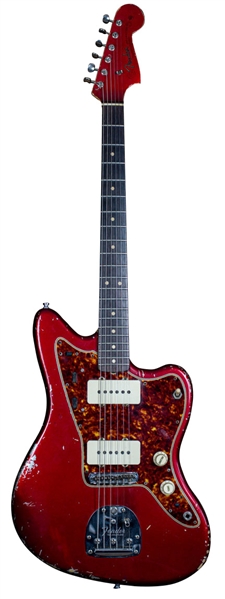 Chris Cornell Owned, Stage Used and “Superunknown” Recording Used 1966 Fender Candy Apple Red Jazzmaster Guitar