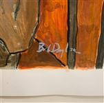 Bob Dylan “Man on Bridge” Original Signed Painting