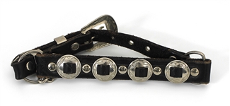 Michael Jackson Bad Tour Worn Black Leather Accessory