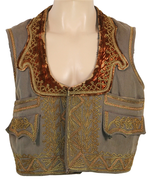 Jimi Hendrix Owned and Worn Embroidered Vest