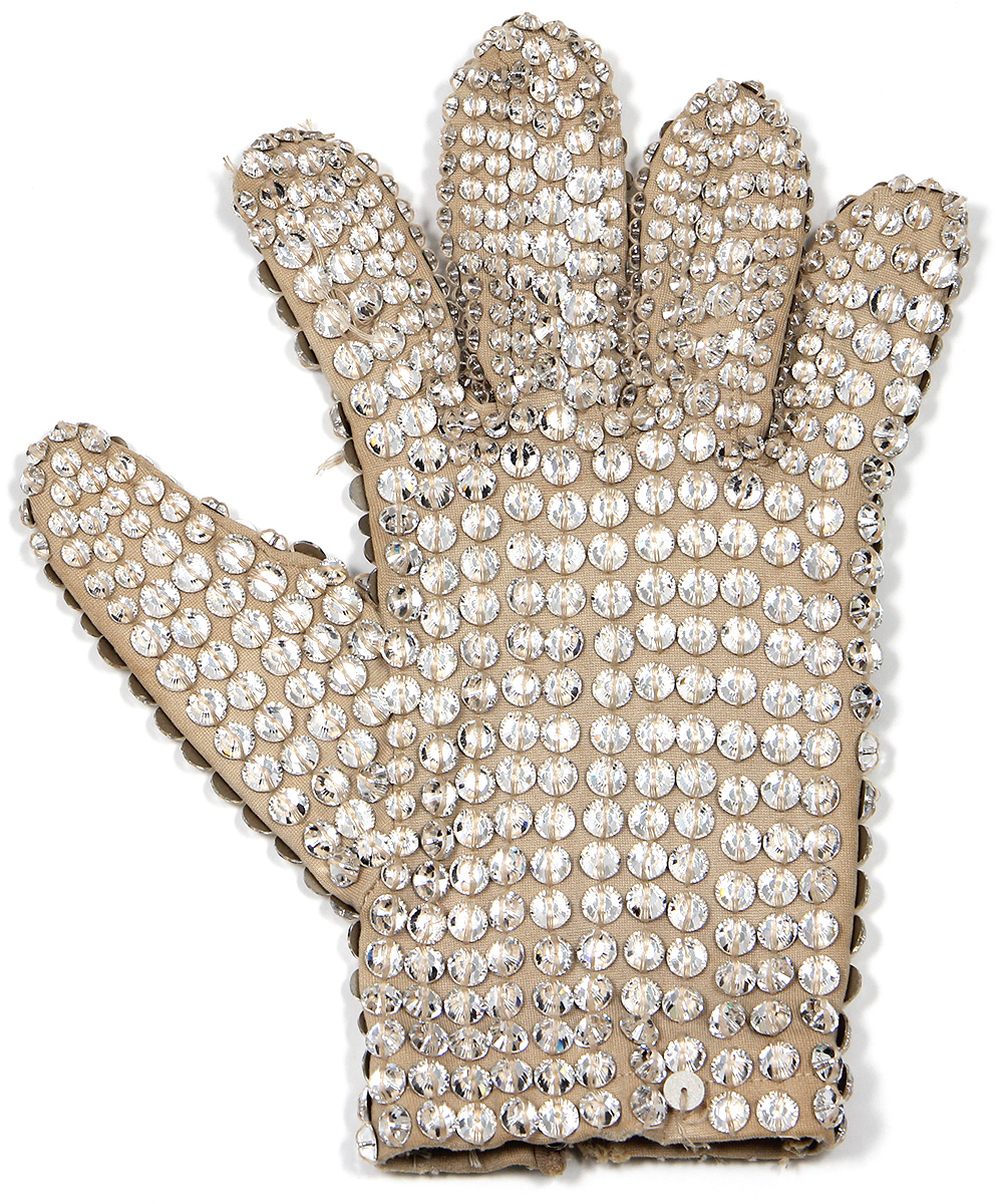 Michael Jackson's White Crystal Glove for Auction