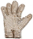 Michael Jackson Victory Tour Stage Worn Bill Whitten Custom Right Hand Swarovski Crystal Glove