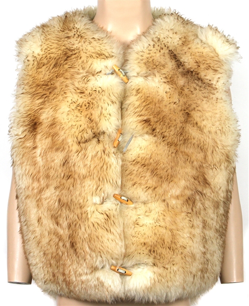 George Harrison Circa 1970s Owned and Worn Sheepskin Vest