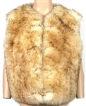 George Harrison Circa 1970s Owned and Worn Sheepskin Vest