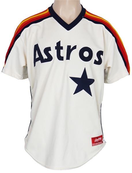 Nolan Ryan Worn 1988 Houston Astros Home Knit Jersey