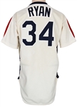 Nolan Ryan Worn 1988 Houston Astros Home Knit Jersey