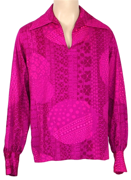 John Lennon Owned and Worn Psychedelic Fuchsia Tunic 