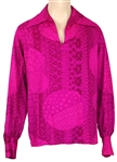 John Lennon Owned and Worn Psychedelic Fuchsia Tunic 