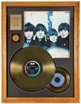 "Beatles for Sale" Special Edition 24kt Gold-Plated Record Album Award