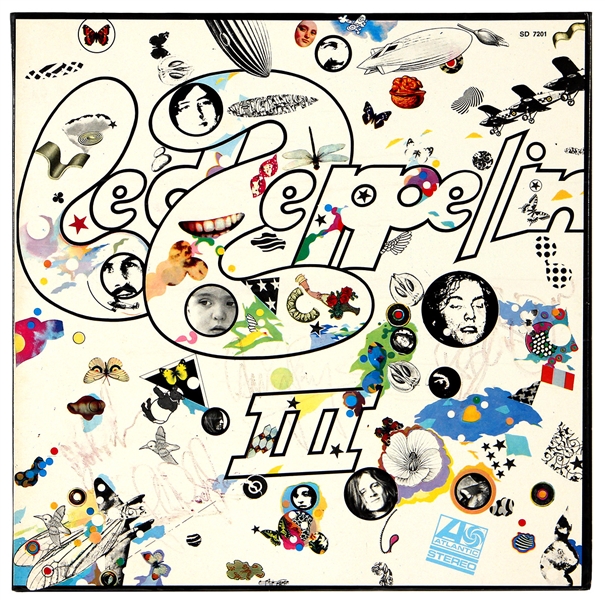 Led Zeppelin III Fully Signed Album With John Bonham JSA