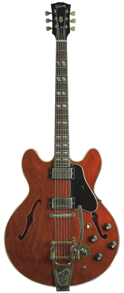 Chuck Berry Owned Stage Used and Signed 1967 Gibson ES-345 Guitar