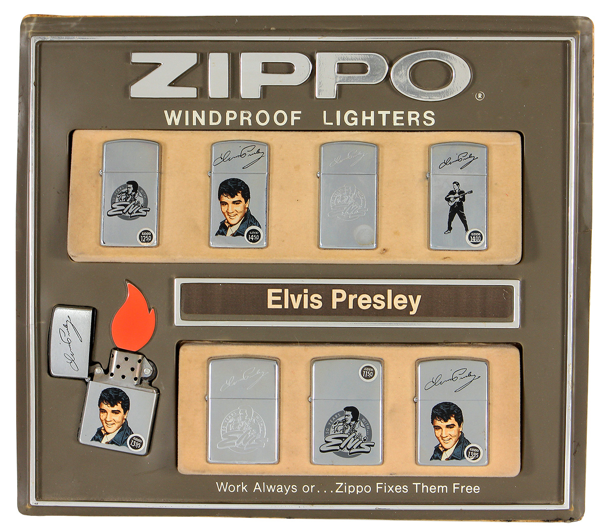 Lot Detail - Elvis Presley Original Zippo Lighter Promotional