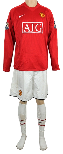 Cristiano Ronaldo Nike 2008/2009 Manchester United Jersey, Shorts & Socks Match Worn Kit