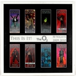 Michael Jackson Unreleased "This Is It!" Tour Beautifully Framed Holographic Concert Tickets