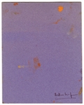 Rickie Lee Jones Signed Original Self-Portrait with Dog Painting