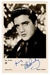 Elvis Presley Signed Dutch Postcard