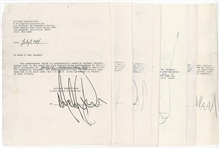 Michael Jackson Signed 1984 Victory Tour Photographers Release Contract REAL LOA