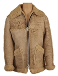 Elvis Presley Owned & Worn Suede Shearling Coat