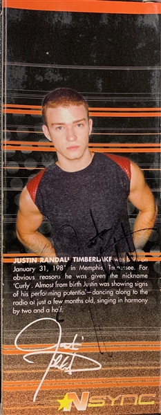 Justin Timberlake Signed Bobblehead