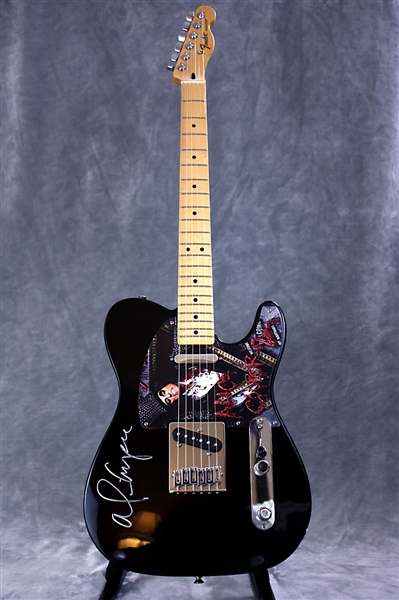 Alice Cooper Signed "Welcome 2  My Nightmare" Custom Limited Production Fender Standard Telecaster Guitar