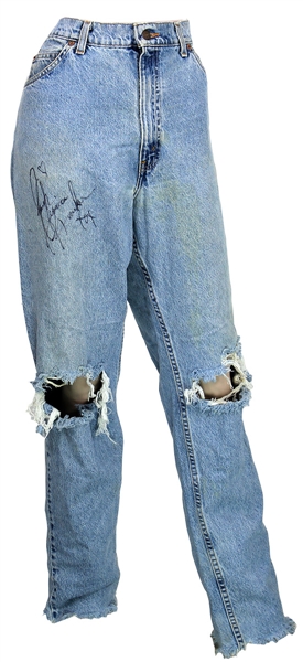 Sarah Jessica Parker Signed "Sex In The City" Production Used Denim Jeans