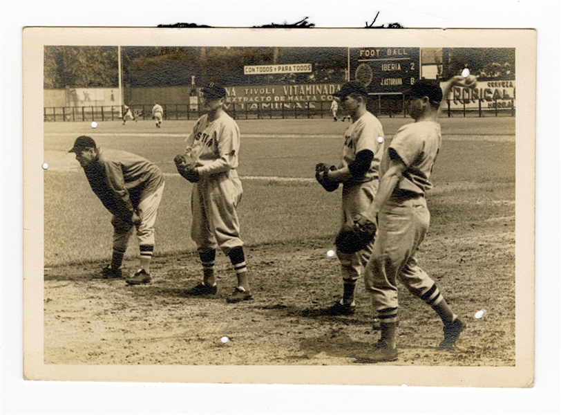 Collection of Black and White Photographs Featuring: Lombardi, Gowdy, McKechnie, Cronin, Witek, Coscarart, the Brooklyn Dodgers, Boston Red Sox, New York Giants and Cincinnati Reds